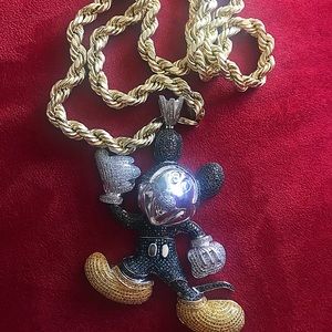 Custom Diamond Mickey Mouse Pendant !!! !!!